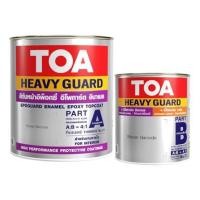 ราคา สีอีพ็อกซี่ TOA HEAVY GUARD A+B สีแดง 1 แกลอน (1140007)