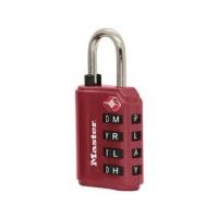 ราคา กุญแจรหัส MASTER LOCK TSA 4691 สีแดง (1272437)