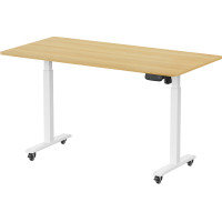 ราคา โต๊ะปรับระดับไฟฟ้า มีล้อ LUNIO ERGO SPACE II SIZE 160 X 80 CM (888170800292)