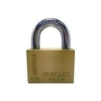 ราคา กุญแจลูกปืน SOLEX R55 55 มม. สีทองเหลืองขัดเงา (285851)