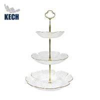 ราคา ที่วางขนมแก้ว 3 ชั้น KECH FLORA (1260616)