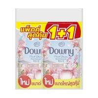 ราคา รีฟิลน้ำยาปรับผ้านุ่ม DOWNY ดอกไม้สดและลูกพีช 1.1 ลิตร แพ็ก 1+1 (1253944)