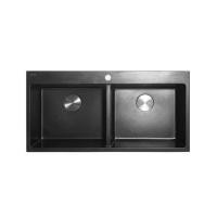 ราคา ซิงค์ฝัง 2 หลุม DYNA HOME DH-10050-GNBK2B สีดำ (1288708)