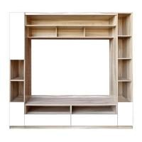 ราคา ชุดตู้วางทีวี BURO FUSIO TVSC200 200 ซม. สีอโรม่าโอ๊ค/ขาว (1229313)