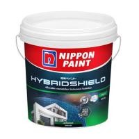 ราคา สีน้ำทาภายใน ชนิดด้าน NIPPON PAINT HYBRIDSHIELD BASE A สีขาว 2.5 แกลลอน (1296085)