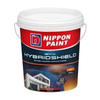 ราคา สีน้ำทาภายนอก ชนิดด้าน NIPPON PAINT HYBRIDSHIELD BASE A สีขาว 5 แกลลอน (1296112)