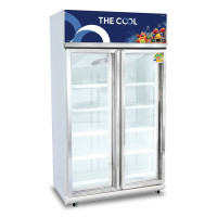 ราคา ตู้แช่เครื่องดื่ม 2 ประตู THE COOL รุ่น ALPHA 2P PREMIUM-MD ความจุ 27.6 คิว สีขาว (888156800019)