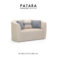 ราคา โซฟามินิมอล PATARA รุ่น CELINE สีฟ้า (888165900061)