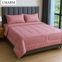 ราคา CHARM CLASSIC ชุดผ้าปูที่นอนพร้อมนวม 3.5 ฟุต 4 ชิ้น สี NUDITY (888127600079)