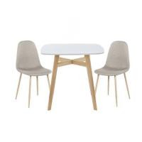 ราคา ชุดโต๊ะทานข้าว 2 ที่นั่ง SB FURNITURE JANORA-A80&LASTA 59062969 สีขาว (1298849)