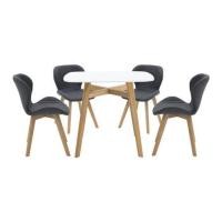 ราคา ชุดโต๊ะทานข้าว 4 ที่นั่ง SB FURNITURE JANORA-A80&YEARLING 59062989 สีขาว (1298852)