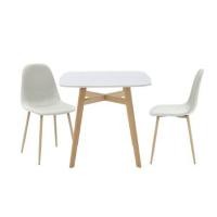 ราคา ชุดโต๊ะทานข้าว 2 ที่นั่ง SB FURNITURE JANORA-A80&LASTA 59062965 สีขาว (1298865)