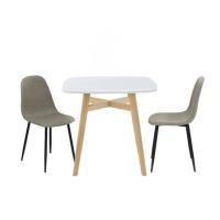 ราคา ชุดโต๊ะทานข้าว 2 ที่นั่ง SB FURNITURE JANORA&LALADA 59062975 สีขาว (1299006)