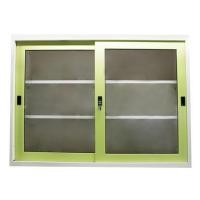 KIOSK ตู้เหล็กบานเลื่อนกระจก รุ่น SGD-4 DG/GR