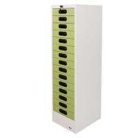 ราคา ตู้ลิ้นชักเหล็ก 15 ลิ้นชัก KOL KA-1319 สีเขียว (1199003)