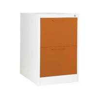 ราคา ตู้ลิ้นชักเหล็ก 2 ลิ้นชัก KIOSK HF-2 สีขาว/ส้ม (1247026)