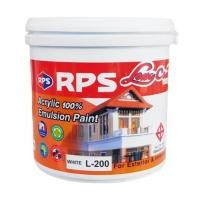 ราคา สีน้ำทาภายนอก ชนิดกึ่งเงา RPS L200 BASE A 1 แกลลอน (1279215)