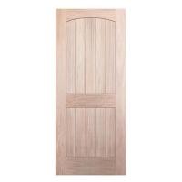 ราคา ประตูไม้เนื้อแข็ง N999 NARA-08 100X200 ซม. สีธรรมชาติ ไม่เจาะลูกบิด (1282019)