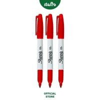 ราคา ปากกามาร์คเกอร์ SHARPIE FINE ขนาดหัว F 1.0มม. สีแดง จำนวน 3 ด้าม (888139800372)