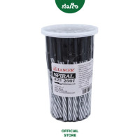 ราคา ปากกาลูกลื่น LANCER SPIRAL 825 2001 0.5มม. สีดำ จำนวน 50 ด้าม (888139800362)