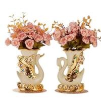 ราคา ของตกแต่ง แจกันพร้อมดอกกุหลาบ INTERY CT209E041_16 สีชมพู (1300484)