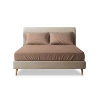 ราคา ชุดผ้าปูที่นอน 3.5 ฟุต 2 ชิ้น SLEEPHAPPY รุ่น Cloud soft bed sheet Set A สีน้ำตาล (888109800128)