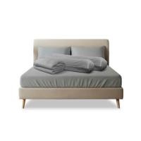 ราคา ชุดผ้าปูที่นอน 3.5 ฟุต 4 ชิ้น SLEEPHAPPY รุ่น Cloud soft bed sheet Set C (รวมผ้านวม) สีเทา (888109800154)