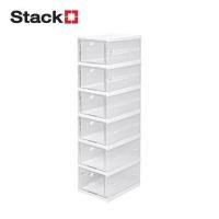 ราคา กล่องรองเท้า 6 ช่อง STACKO KLEAR 34.5X25.5X105.8 ซม. สีใส (1288600)