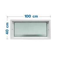 ราคา ช่องแสงหน้าต่าง UPVC HOFFEN 100x40 ซม. สีขาว (1067901)