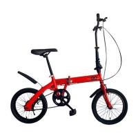 ราคา จักรยานพับ 16 นิ้ว JOY BICYCLE GO สีแดง (1163170)