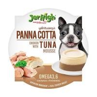 ราคา อาหารว่างสุนัข JERHIGH PANNA COTTA CHICKEN WITH TUNA 70 ก. (1200223)