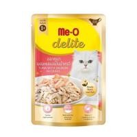 ราคา อาหารเปียกแมว MEO DELITE ปลาทูน่าผสมแซลมอนในน้ำเกรวี่ 70 ก. (1202644)