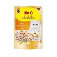 ราคา อาหารเปียกแมว MEO DELITE ปลาทูน่าผสมกุ้งในน้ำเกรวี่ 70 ก. (1202673)