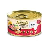 ราคา อาหารเปียกแมว BELLOTTA TUNA TOPPING CHICKEN & SHRIMP 85 ก. (1202895)