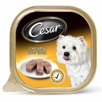 ราคา อาหารเปียกสุนัข CESAR DOG CHICKEN WITH SAUCE 100 ก. (1203098)