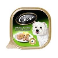 ราคา อาหารเปียกสุนัข CESAR DOG CHICKEN & CHEESE 100 ก. (1203176)