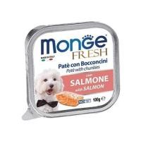 ราคา อาหารเปียกสุนัข MONGE FRESH SALMON 100 ก. (1203192)