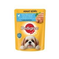 ราคา อาหารเปียกสุนัข PEDIGREE ADULT รสไก่ตับย่างบดพร้อมผัก 130 ก. (1203193)