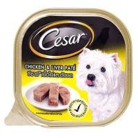 ราคา อาหารเปียกสุนัข CESAR CHICKEN & LIVER PAT 100 ก. (1203201)