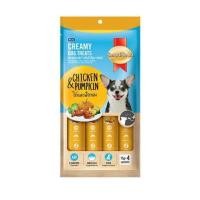 ราคา ขนมสุนัข SMARTHEART CREAMY DOG TREATS รสไก่และฟักทอง 60 ก. (1203322)