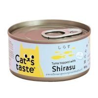 ราคา อาหารเปียกแมว CAT'S TASTE TUNA TOPPED WITH SHIRASU IN GRAVY 85 ก. (1207392)