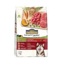 ราคา อาหารสุนัข PERFECTA ADULT BEEF AND BROWN RICE 1 กก. (1207437)