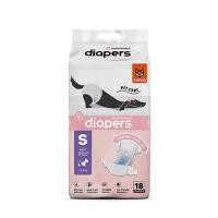 ราคา ผ้าอ้อมสุนัข FOFOS DIAPERS FEMALE DOG SIZE S แพ็ก 18 ชิ้น (1209461)