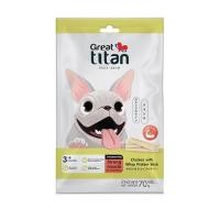 ราคา ขนมสุนัข GREAT TITAN CHICKEN WITH WHEY PROTEIN 70 ก. (1210397)
