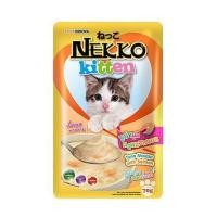 ราคา อาหารเปียกแมว NEKKO KITTEN TUNA MOUSSE WITH SALMON 70 ก. (1212972)