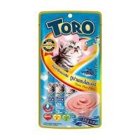 ราคา ขนมแมวเลีย TORO TUNA PLUS FIBER แพ็ก 5 ชิ้น (1212981)