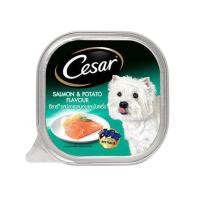 ราคา อาหารเปียกสุนัข CESAR SALMON WITH POTATO 100 ก. (1212988)