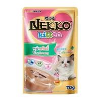 ราคา อาหารเปียกแมว NEKKO KITTEN TUNA CREAMY 70 ก. (1213000)