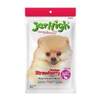ราคา ขนมสุนัข JERHIGH CHICKEN STRAWBERRY STICK 60 กรัม (1213072)