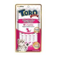 ราคา ขนมแมวเลีย TORO PLUS WHITE MEAT TUNA WITH KING CRAB แพ็ก 5 ชิ้น (1213113)